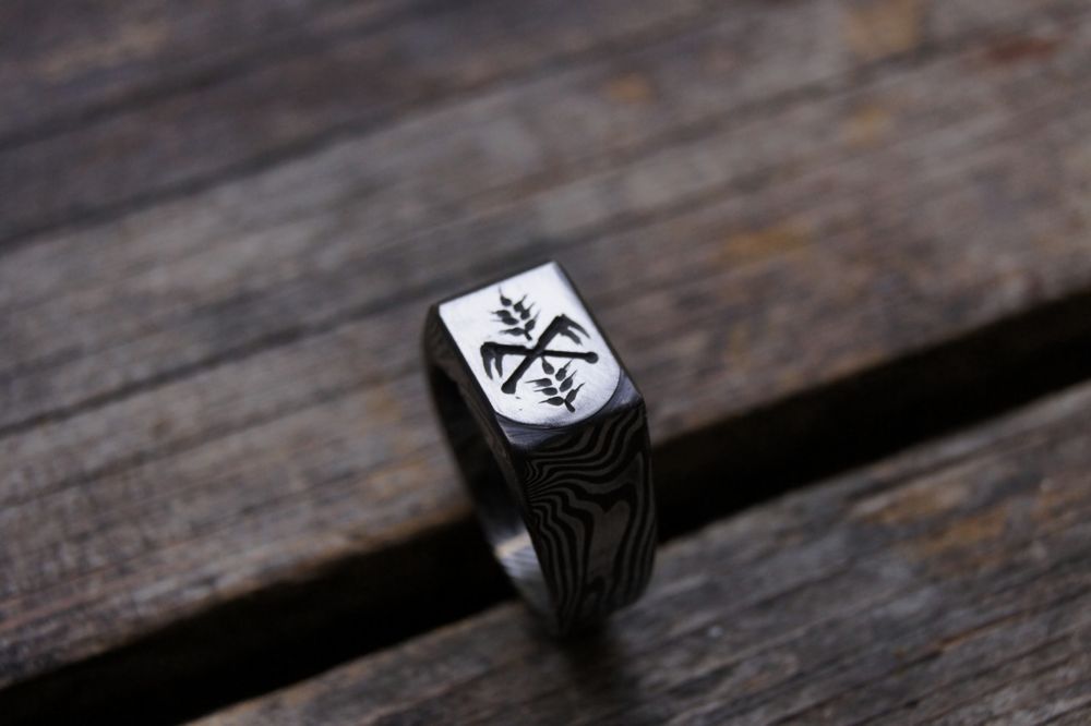 Bague damas inox